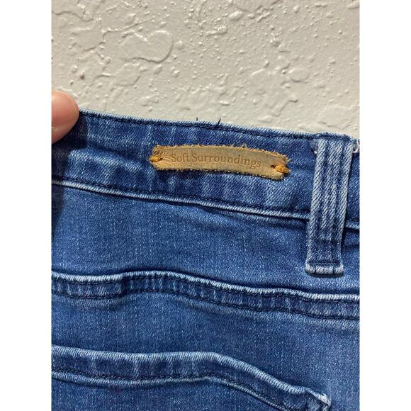 Soft Surroundings Women's Blue Jeans Size 10 Casual Boho Preppy - Picture 6 of 7
